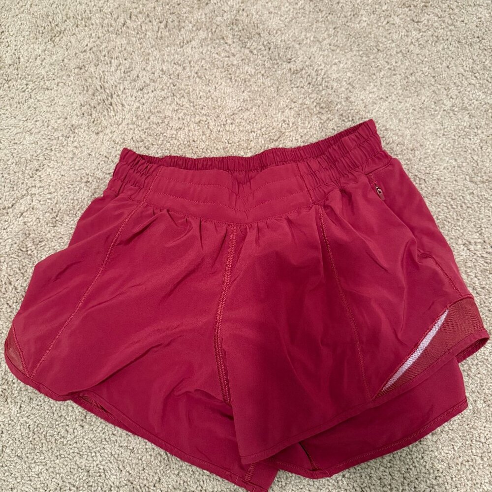 Women's Lulu running shorts